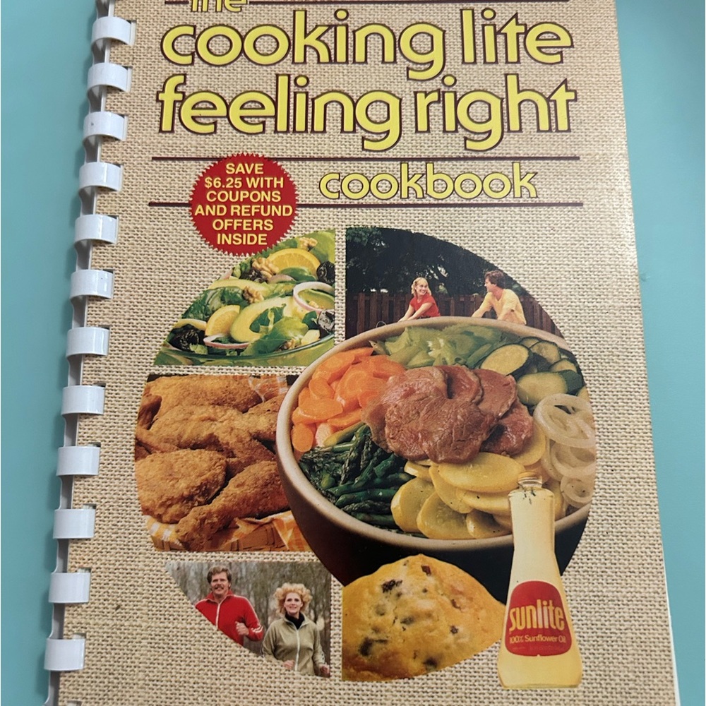 Vintage Sunlite Oil Cookbook The Cooking Lite Feeling Right